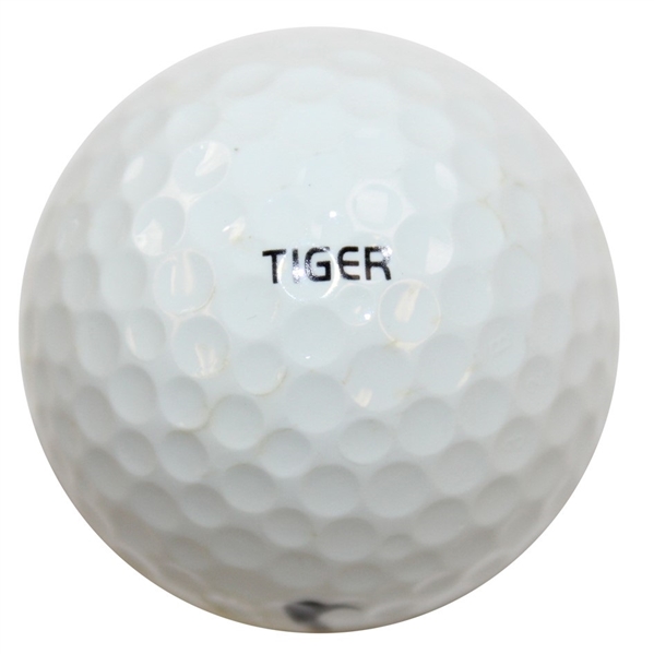 Tiger Woods Personal TIGER Nike 1 One Tour Logo Golf Ball From 2010 BMW Championship