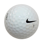 Tiger Woods' Personal 'TIGER' Nike 1 One Tour Logo Golf Ball From 2010 BMW Championship