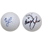 US Open Champions Graeme McDowell & Webb Simpson Signed Callaway Golf Balls JSA ALOA