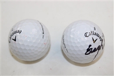 US Open Champions Graeme McDowell & Webb Simpson Signed Callaway Golf Balls JSA ALOA