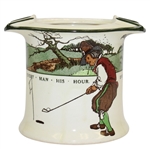 Doulton Series Ware "Every Dog Has His Day" Tobacco Humidor