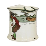 Doulton Series Ware Every Dog Has His Day Tobacco Humidor