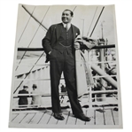 1930 Walter Hagen On A Boat Press Photo