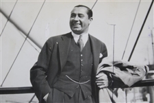 1930 Walter Hagen On A Boat Press Photo