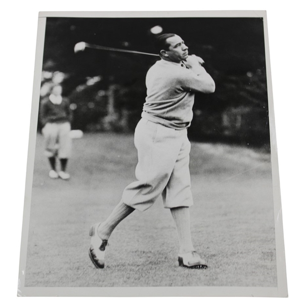 1932 Walter Hagen Post Swing ACME Press Photo