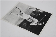 1932 Walter Hagen Post Swing ACME Press Photo
