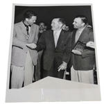 1951 Bobby Jones & Ben Hogan Masters Trophy Ceremony Press Photo