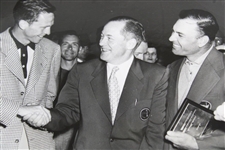 1951 Bobby Jones & Ben Hogan Masters Trophy Ceremony Press Photo