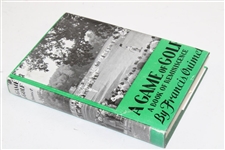 'A Game Of Golf' Anniversary Edition Book by Francis Ouimet w/Dust Jacket
