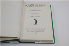 'A Game Of Golf' Anniversary Edition Book by Francis Ouimet w/Dust Jacket