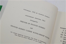 'A Game Of Golf' Anniversary Edition Book by Francis Ouimet w/Dust Jacket
