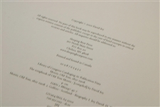 2001 'The Scrapbook of Old Tom Morris Book' by Author David Joy