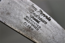 Tom Morris St. Andrews Hickory Shaft Cleek w/Champion Tom Morris Paper Shaft Label