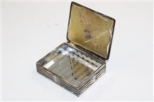 Silver Post Swing Golfer Valuables Box