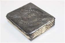 Silver Post Swing Golfer Valuables Box