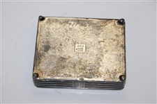 Silver Post Swing Golfer Valuables Box