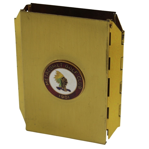 Metacomet Golf Club Gold Tone Collapsible Cigarette Holder