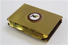 Metacomet Golf Club Gold Tone Collapsible Cigarette Holder