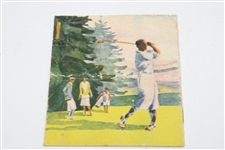 Golf Club Des Dagnes Spa Belgium Booklet w/ 1931 Course Map & Member Fees