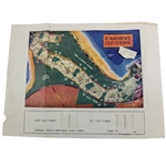 Circa 1940 St Andrews Old Course Colored Map by Dundee Courier and Advertiser & Evening Telegraph 