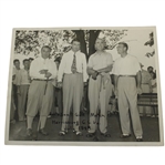 1948 Golf Exhibition Match at Harrisburg CC Original Photo w/Hogan, Sarazen, Munday & Grout 