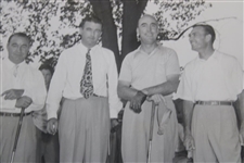 1948 Golf Exhibition Match at Harrisburg CC Original Photo w/Hogan, Sarazen, Munday & Grout 