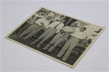 1948 Golf Exhibition Match at Harrisburg CC Original Photo w/Hogan, Sarazen, Munday & Grout 