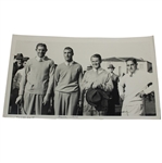 Paul Runyan Signed March 1934 Horton Smith Masters Champ A.D. Mills Original Photo