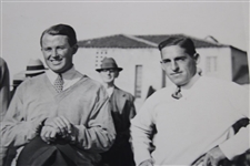 Paul Runyan Signed March 1934 Horton Smith 'Masters Champ' A.D. Mills Original Photo