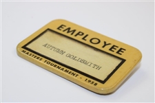 1958 Masters Tournament Employee Badge - Autumn Goldsmith 