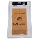 Tiger's First PGA Tournament 1992 Nissan LA Open Grounds Ticket #02193 PSA 73862065