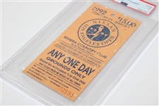 Tiger's First PGA Tournament 1992 Nissan LA Open Grounds Ticket #02193 PSA 73862065