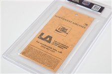 Tiger's First PGA Tournament 1992 Nissan LA Open Grounds Ticket #02193 PSA 73862065