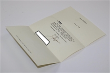 Jack Nicklaus Signed 1989 Letter on Official Letterhead JSA ALOA