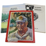 1962 Time w/Nicklaus, 1991 Ben Hogan Connecticut Open Program & 1972 Golf Magazine w/Bobby Jones