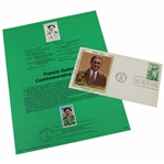Bobby Jones 1981 First Day Of Issue Stamp & Francis Ouimet 1988 First Day Of Issue Stamp