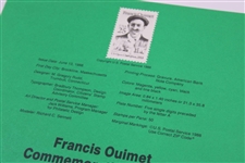Bobby Jones 1981 First Day Of Issue Stamp & Francis Ouimet 1988 First Day Of Issue Stamp
