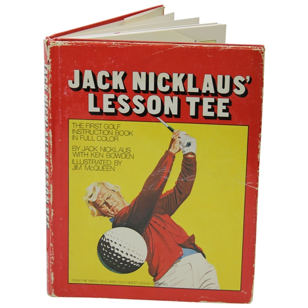 Jack Nicklaus Signed 1977 Jack Nicklaus Lesson Tee" Book JSA ALOA