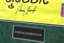 Padraig Harrington Signed Undated The Honda Classic Flag - Framed JSA ALOA