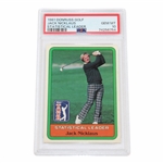 1981 Donruss Golf Jack Nicklaus Statistical Leader Card PSA Graded 10