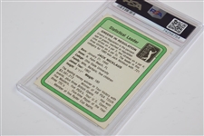 1981 Donruss Golf Jack Nicklaus Statistical Leader Card PSA Graded 10