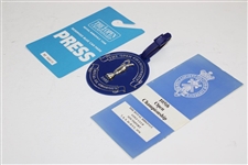 Misc. Royal Birkdale & Royal St. George Open Championship Parking Passes, Pairing Sheets & Bag Tag