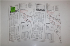 Misc. Royal Birkdale & Royal St. George Open Championship Parking Passes, Pairing Sheets & Bag Tag