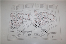 Misc. Royal Birkdale & Royal St. George Open Championship Parking Passes, Pairing Sheets & Bag Tag