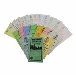 Twenty-Two (22) Misc. The OPEN Championship Order of Play Booklets - 1966-1989