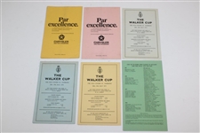 Twenty-Two (22) Misc. The OPEN Championship Order of Play Booklets - 1966-1989