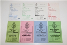 Twenty-Two (22) Misc. The OPEN Championship Order of Play Booklets - 1966-1989