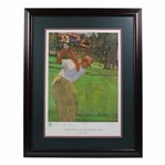 Sam Snead Signed The Chandell Shot Framed Poster LTD #580/600 JSA ALOA