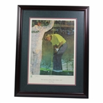 Jack Nicklaus Signed The Sixth Green Jacket Framed Poster LTD #580/600 JSA ALOA
