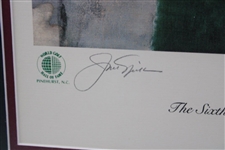 Jack Nicklaus Signed The Sixth Green Jacket Framed Poster LTD #580/600 JSA ALOA